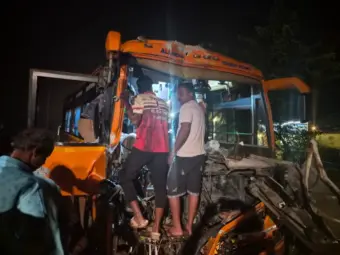 ओसरगाव टोलनाक्यावर भीषण अपघात