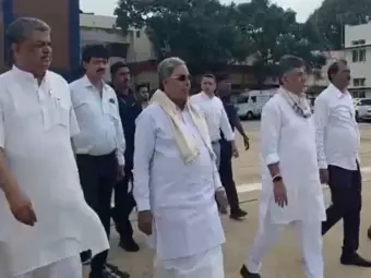 Karnataka CM Shivakumar, KPCC chief Hariprasad, Siddaramaiah travel to Delhi to finalise cabinet expansion