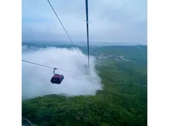 Over 47 lakh pilgrims take to the skies: Gujarat's 'Udan Khatola' ropeways see record footfall