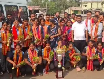 TSF-Supported Team From Odisha's Anugola Runners-Up In Brahmaputra Volleyball League