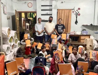 Nagpur Book Club Supports Free Study Centre with Annual Donation Drive