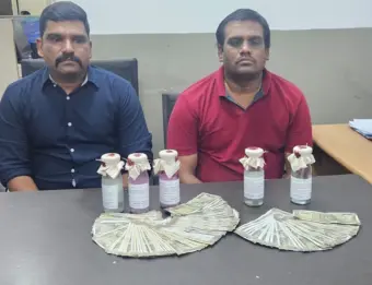 Telangana ACB catches Chanda Nagar SI, constable in ₹75,000 bribe trap