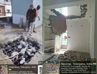 Hyderabad demolishes 17 illegal constructions