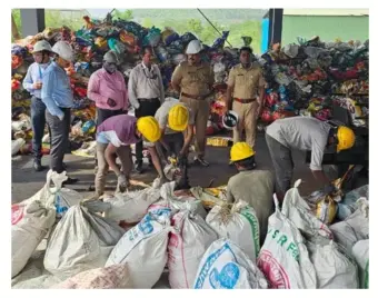 यवतमाल पुलिस ने 1.75 करोड रुपए तक गांजा किया नष्ट