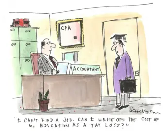 Education as a tax loss
