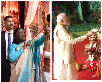 President, PM Attend Dussehra Celebrations: ଦଶହରା ଉତ୍ସବରେ ଯୋଗଦେଲେ ରାଷ୍ଟ୍ରପତି, ପ୍ରଧାନମନ୍ତ୍ରୀ
