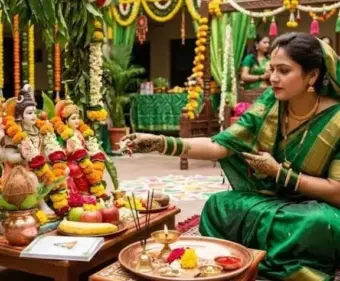 हरियाली तीज 2026 का खास महत्व चार योगों के संयोग से मिलेगा शुभ फल