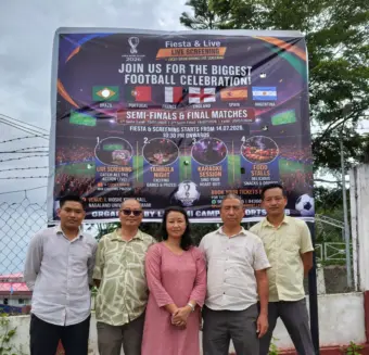 Nagaland Uni begins World Cup screenings to promote campus sports culture