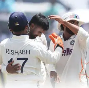 Manav Suthar's 10-wicket haul powers India to 165-run win over SL in 1st Test