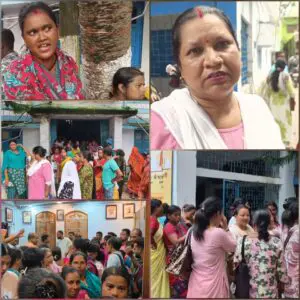 অন্নপূর্ণার টাকা না পেয়ে কালচিনি ব্লক অফিসে বিক্ষোভ, বিডিওর চেম্বারে ঢুকে ক্ষোভ মহিলাদের।