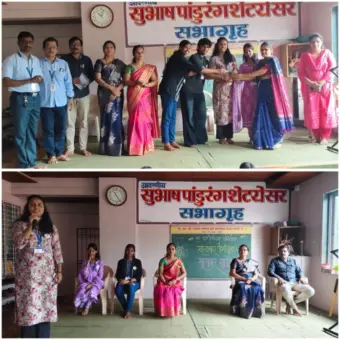 सायबर गुन्ह्या संदर्भात ‌ शाळेच्या विद्यार्थ्यांना मार्गदर्शन