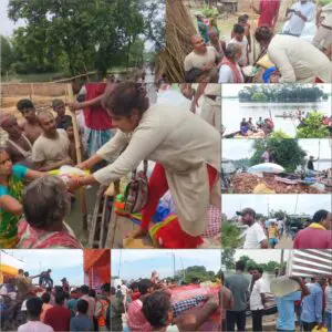 প্রাকৃতিক বিপর্যয়কে হারিয়ে জয়ী মানবতা মালদার ভুতনিতে ত্রাণ হাতে পৌঁছে গেল শিলিগুড়ির 'ইউনিক ফাউন্ডেশন' ।