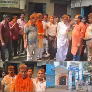 অবশেষে ফালাকাটা পঞ্চায়েত সমিতির দখল বিজেপির, সভাপতি নির্বাচিত অঘোরনাথ রায়।