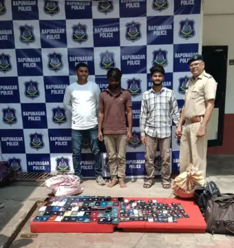 ચોરેલા ફોનના પાર્ટ્સ વેચતી આંતરરાજ્ય ગેંગના બે આરોપીની 14 લાખના મુદ્દામાલ સાથે ધરપકડ