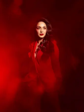Kiara Advani Burns Bright In Blood Red