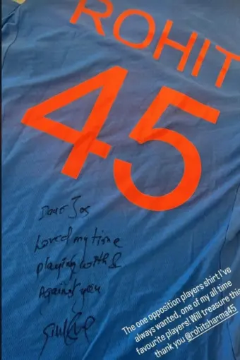 Buttler Treasures 'All-Time Favourite' Rohit's Signed Jersey