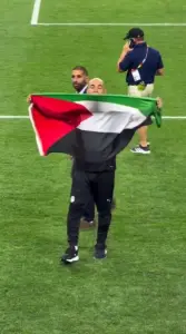 FIFA World Cup 2026: Egypt coach raises Palestinian flag after historic knockout win