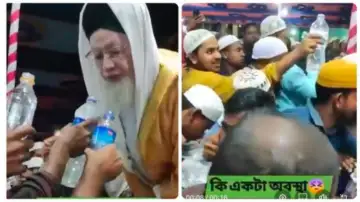 पानी की बोतलों में थूक रहा मौलवी, लेने के लिए मुस्लिमों में मची होड़: Video वायरल, जानिए इस्लाम में ‘थूक’ कितने काम की. कैसे भगाता है ‘शैतान’