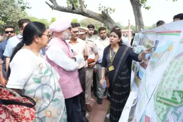 यमुना का कायाकल्प दिल्ली में मिशन मोड पर एलजी और सीएम ने किया ग्राउंड विजिट