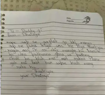  Suicide note delhi student 