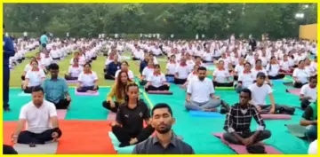 Grand Celebration of International Yoga Day in Gujarats GIFT City