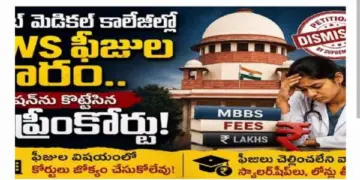 ప్రైవేట్ మెడికల్ కాలేజీల్లో EWS ఫీజుల భారం.. పిటిషన్ను కొట్టేసిన సుప్రీంకోర్టు