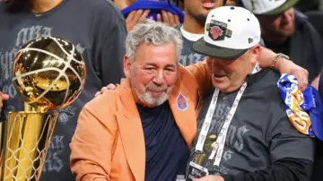 James Dolan apologizes to Knicks fans after historic win, ' I'm sorry it took.' | Watch