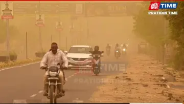 IMD Issues Red Alert as Dust Storm Hits Gurugram, Disrupts Delhi-NCR