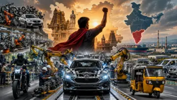 தமிழ்நாட்டைப் பார்த்துட்டு சாதாரணமா எடை போட்டுடாதீங்க. இது கார், பைக் தயாரிப்புல அசைக்க முடியாத சாம்ராஜ்யம்! 'ஆசியாவின் டெட்ராய்ட்'னு சும்மா பேரு வரல, அந்த அளவுக்கு இங்க ஆட்டோமொபைல் ரத்தம் ஓடிக்கிட்டு இருக்கு! இப்போ பஜாஜ் ஆட்டோவோட மெகா பிராஜெக்ட்டுக்காக போட்டியா? தெலுங்கானாவோட நேருக்கு நேர் மோதிப் பார்ப்போம்! இந்த தமிழ் மண்ணோட பாரம்பரியமே தனி, அந்த பஜாஜ் தொழிற்சாலையை நாங்க தட்டி தூக்குறதை யாராலயும் தடுக்க முடியாது!