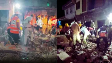 Ambala Building Collapse: अंबाला में बाजार के बीचो-बीच गिरी इमारत, धमाके के बाद मची भगदड़; रेस्क्यू ऑपरेशन का वीडियो वायरल