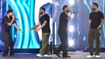 WATCH: Virat Kohli's Reaction To Karan Aujla's 'Winning Speech' Performance At Delhi Event