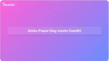 Aloka Peace Dog arrives in Delhi with Buddhist monks, meets Maneka Gandhi