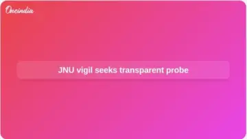 JNU candlelight march backs Poonch girl case, calls for transparent investigation