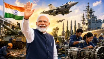 Modi government creates history as India's defence production touches Rs 1.78 lakh crore, defence stocks surge in strong rally