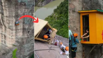 393 फीट ऊपर हवा में लटकी है ये दुकान, जहां सामान खरीदने के लिए पैसा नहीं, 'जिगर' चाहिए