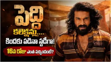 Peddi Collections Day 16: మూడో వారంలో కిందకు పడినా స్టడీగా... రామ్ చరణ్ 'పెద్ది' కలెక్షన్లు... 16వ రోజు ఎన్ని కోట్లు వచ్చాయంటే?