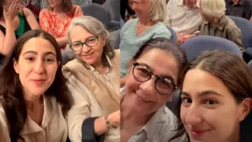 Sara Ali Khan Treats Fans To Rare Family Reunion As Sharmila Tagore Meets Ex DIL Amrita Singh