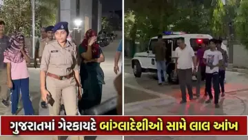 અમિત શાહની ચેતવણી બાદ મોટી કાર્યવાહી: અમદાવાદ, રાજકોટથી સેંકડો ગેરકાયદે બાંગ્લાદેશીઓ ઝડપાયા