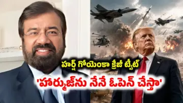 'అమెరికా- ఇరాన్ చర్చలు తేలకుంటే.. నేనే స్వయంగా హార్ముజ్‌ను తెరుస్తా'- హర్ష్ గోయెంకా నెక్ట్స్ లెవెల్ సెటైర్