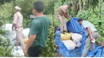 असम आबकारी विभाग की बड़ी कार्रवाई, चिरांग जिले में अवैध शराब नेटवर्क का भंडाफोड़; 126 बोरे खाली बोतलें बरामद