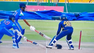 Priyansh Arya and Ruturaj Gaikwad get involved in bizarre run out against Sri Lanka A leading to former's dismissal
