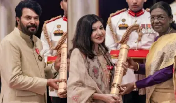 President confers Padma awards: Vijay Amritraj, Alka Yagnik and others honoured