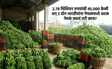 2.78 मिलियन किमतीच्या केळ्यांसाठी 2 भारतीयांना नेपाळमध्ये अटक! गुन्हा ऐकून पायाखालची जमीन सरकेल, पोलीसही चक्रावले