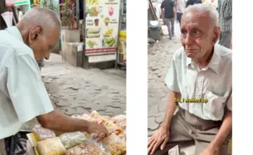 82 की उम्र में 12 घंटे की मेहनत और सिर्फ 300 की कमाई, मनसुख काका का जज्बा देख छलक जाएंगे आंसू