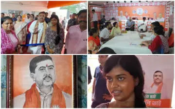 জনতার দরবারে অশোকনগরের দশম শ্রেণীর ছাত্রী হাতে আঁকা ছবি দিলেন মুখ্যমন্ত্রীকে