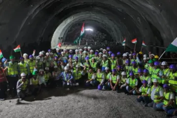 Third Mountain Tunnel Breakthrough Achieved in Maharashtra for Mumbai-Ahmedabad Bullet Train Project