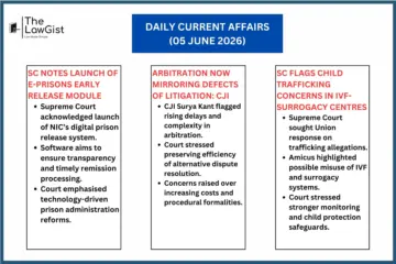 DAILY CURRENT AFFAIRS (5th JUNE 2026)