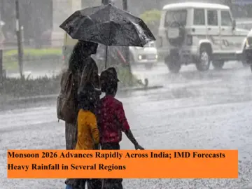 Monsoon 2026 Advances Rapidly Across India; IMD Forecasts Heavy Rainfall in Several Regions