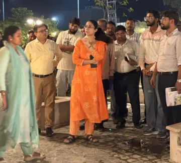 रामायण वाटिका का निरीक्षण कर बीडीए उपाध्यक्ष सोम्या पांडे ने दिए पारदर्शिता व त्वरित निस्तारण के निर्देश