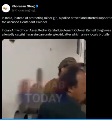 Army Officer Beaten Up In Kerala For Harassing Girl? Here's The Truth Behind Viral Video